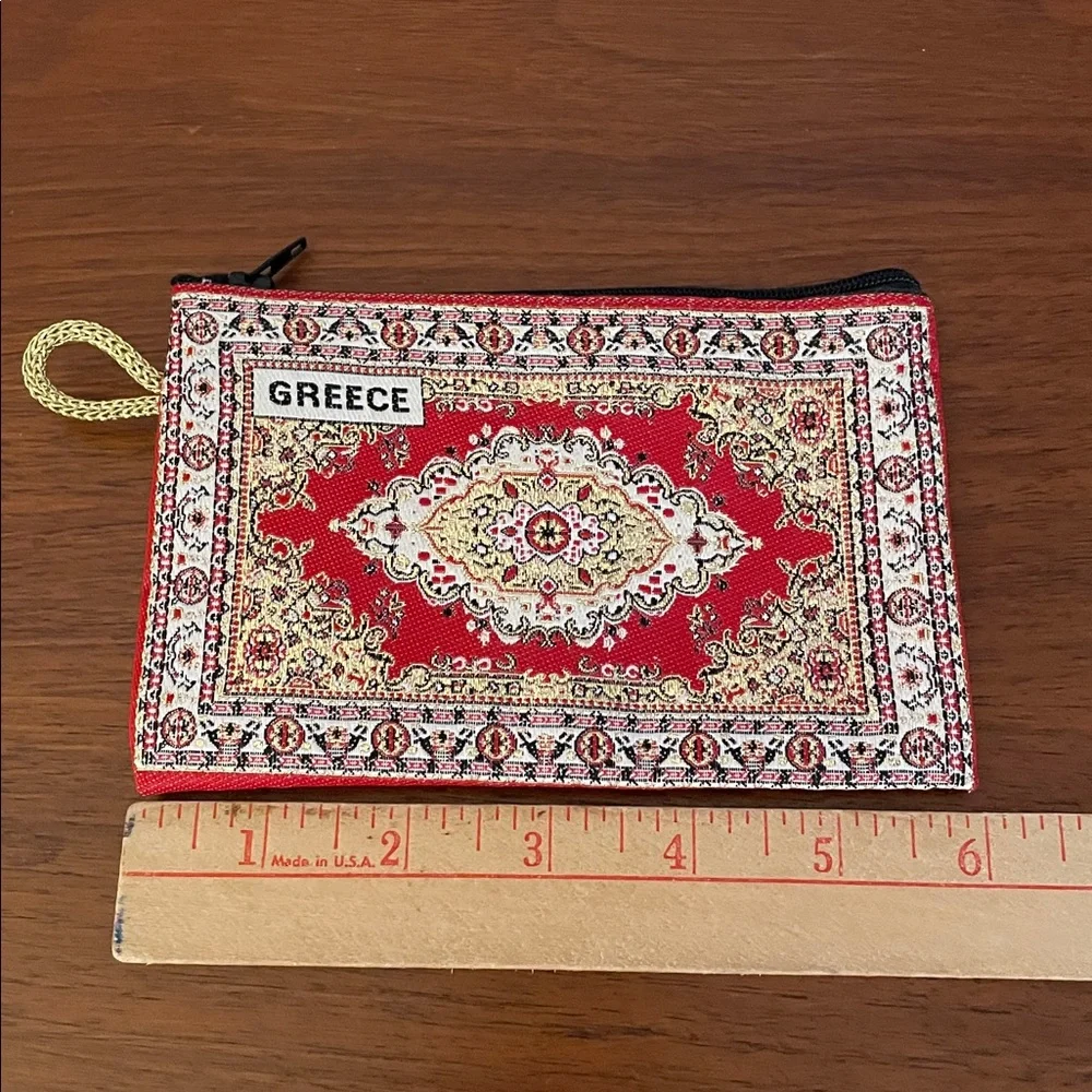 Greece Red Patterned Women's Bag - Picture 2 of 2